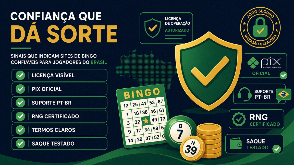Criterios para identificar sites confiaveis de bingo valendo dinheiro online no Brasil